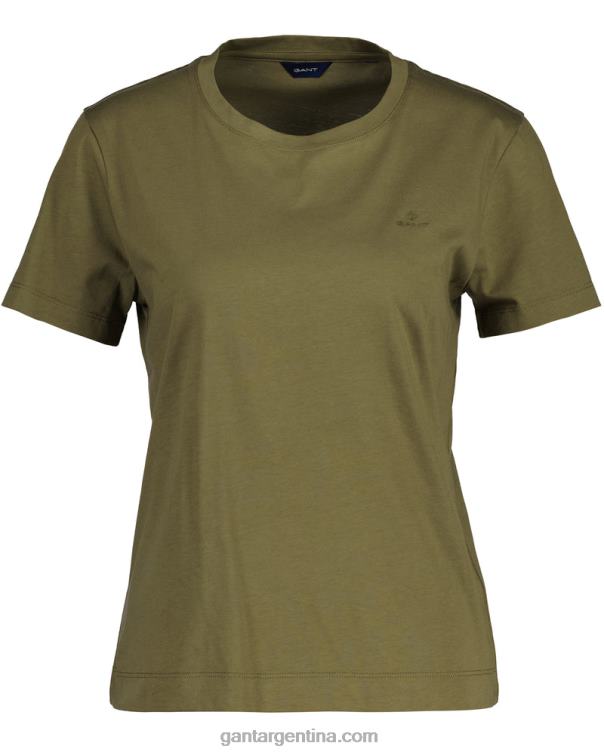 GANT mujer cazador verde camiseta original P0P02628