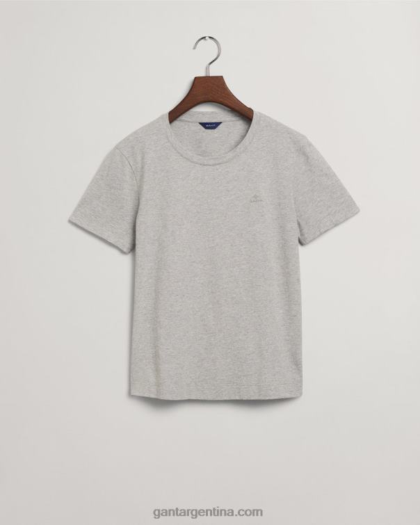 GANT mujer mezcla gris claro camiseta original P0P02611