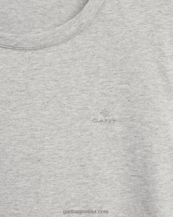 GANT mujer mezcla gris claro camiseta original P0P02611