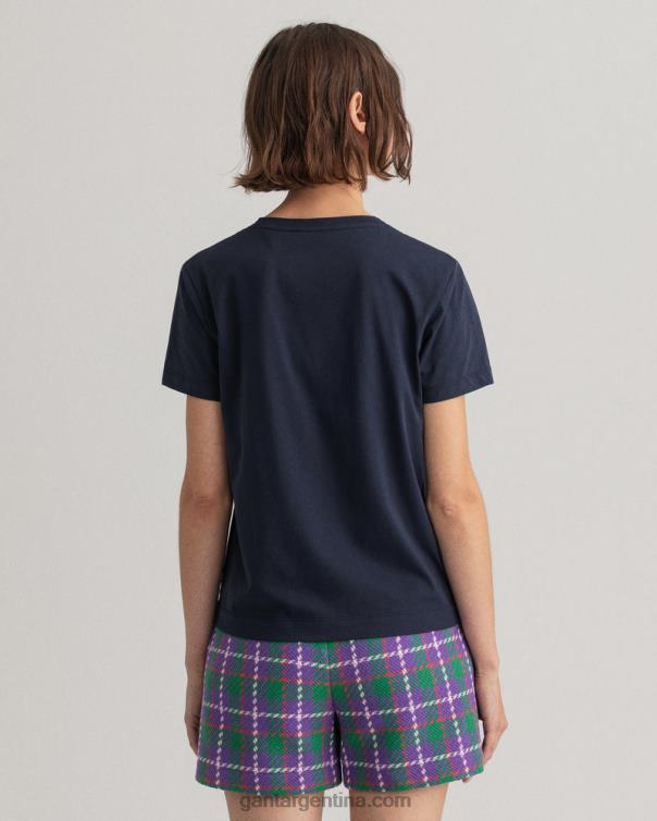 GANT mujer noche azul camiseta original P0P02610