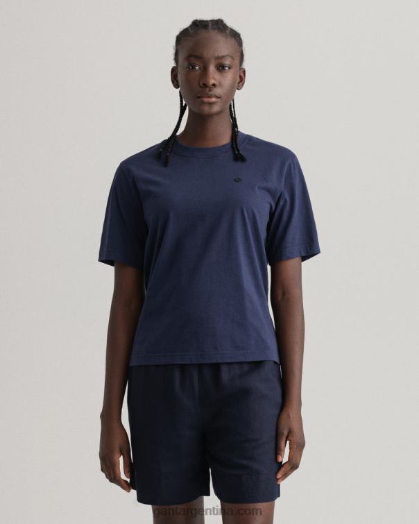 GANT mujer noche azul icono g camiseta esencial P0P02604