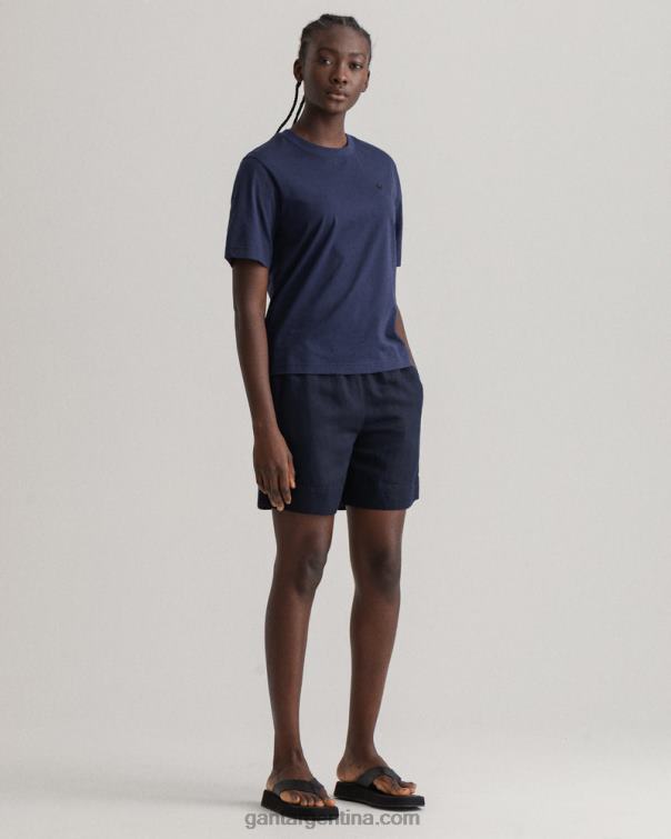 GANT mujer noche azul icono g camiseta esencial P0P02604