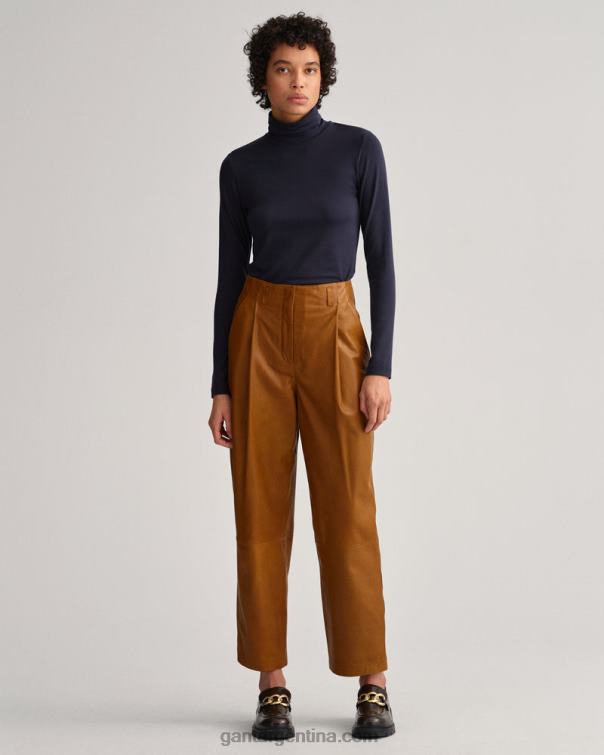 GANT mujer noche azul jersey de cuello alto de manga larga P0P02637