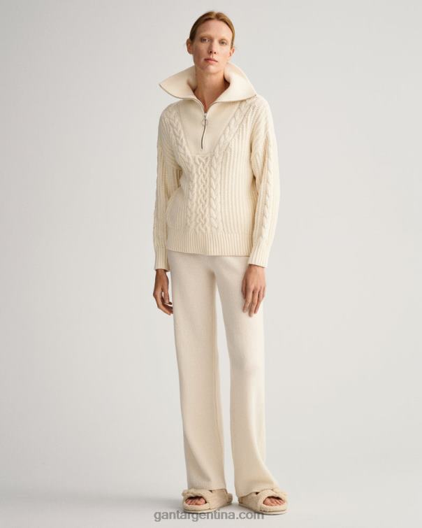 GANT mujer crema pantalones de salón P0P02675