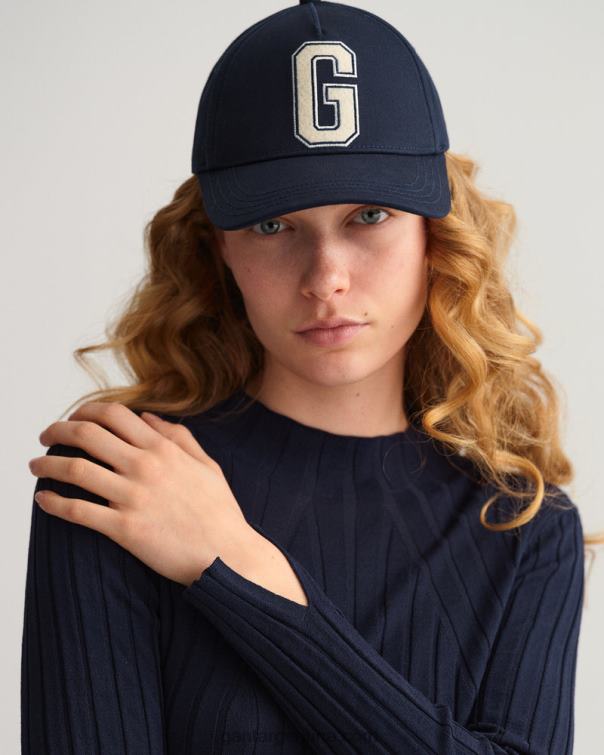 GANT mujer noche azul top tejido de canalé P0P02697