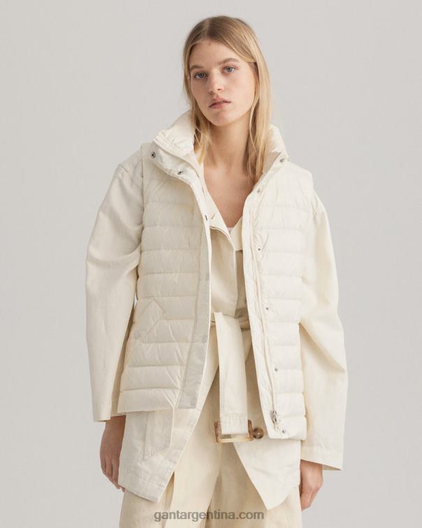 GANT mujer crema chaleco ligero P0P02756