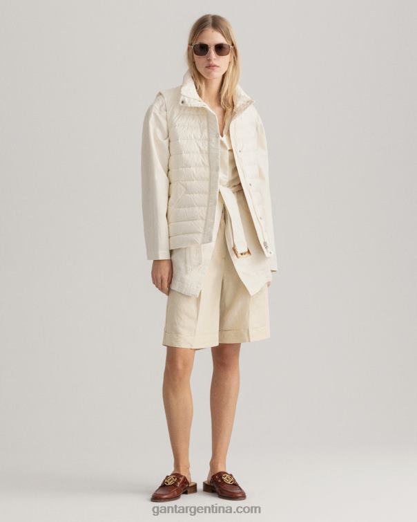 GANT mujer crema chaleco ligero P0P02756
