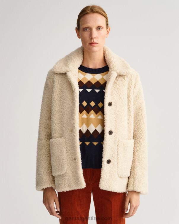 GANT mujer masilla chaqueta de peluche P0P02752