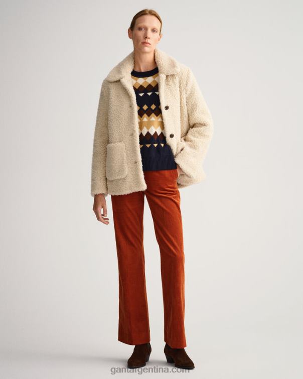 GANT mujer masilla chaqueta de peluche P0P02752