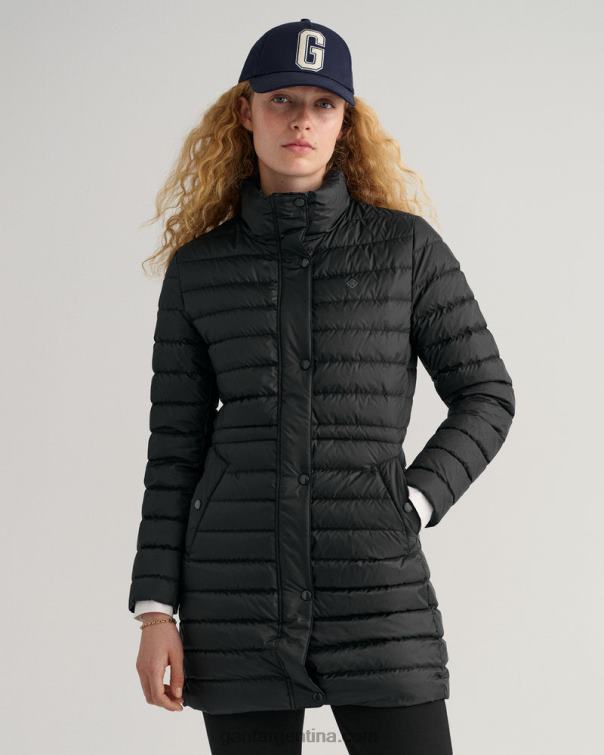 GANT mujer negro abrigo ligero P0P02761