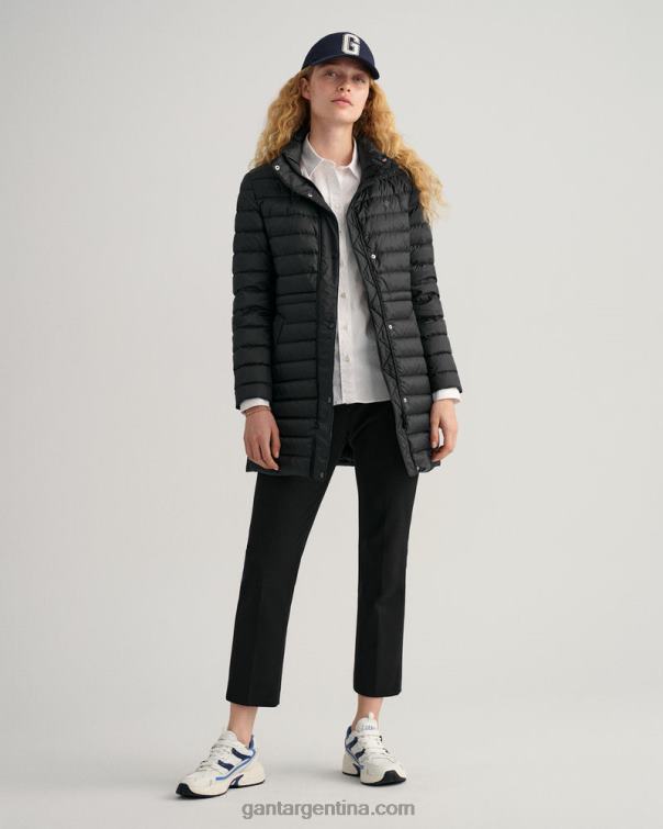 GANT mujer negro abrigo ligero P0P02761