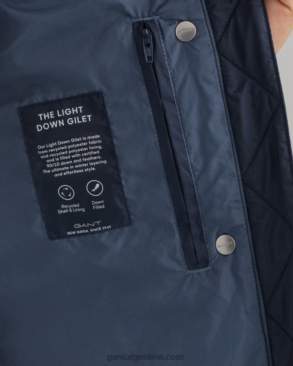GANT mujer noche azul chaleco ligero P0P02759