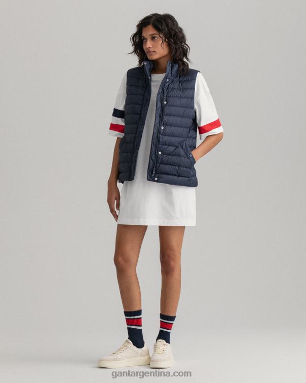 GANT mujer noche azul chaleco ligero P0P02759