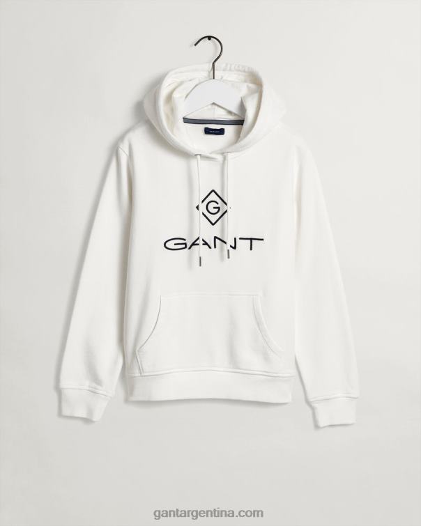 GANT mujer cáscara de huevo sudadera con capucha y logo P0P02728